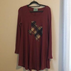 Judith March long sleeved Texas dress